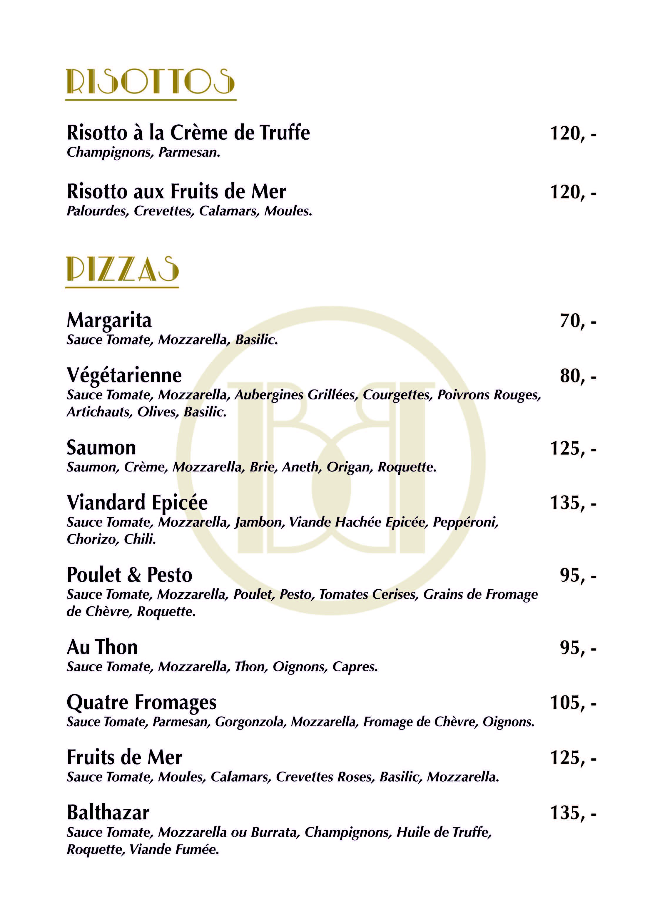 Balthazar Menu Page 4